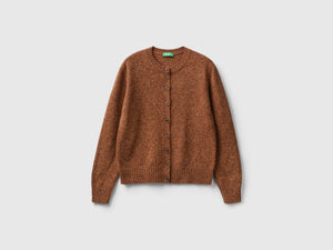 Cardigan in pura lana Shetland