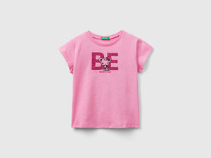 T-shirt in cotone bio con stampa