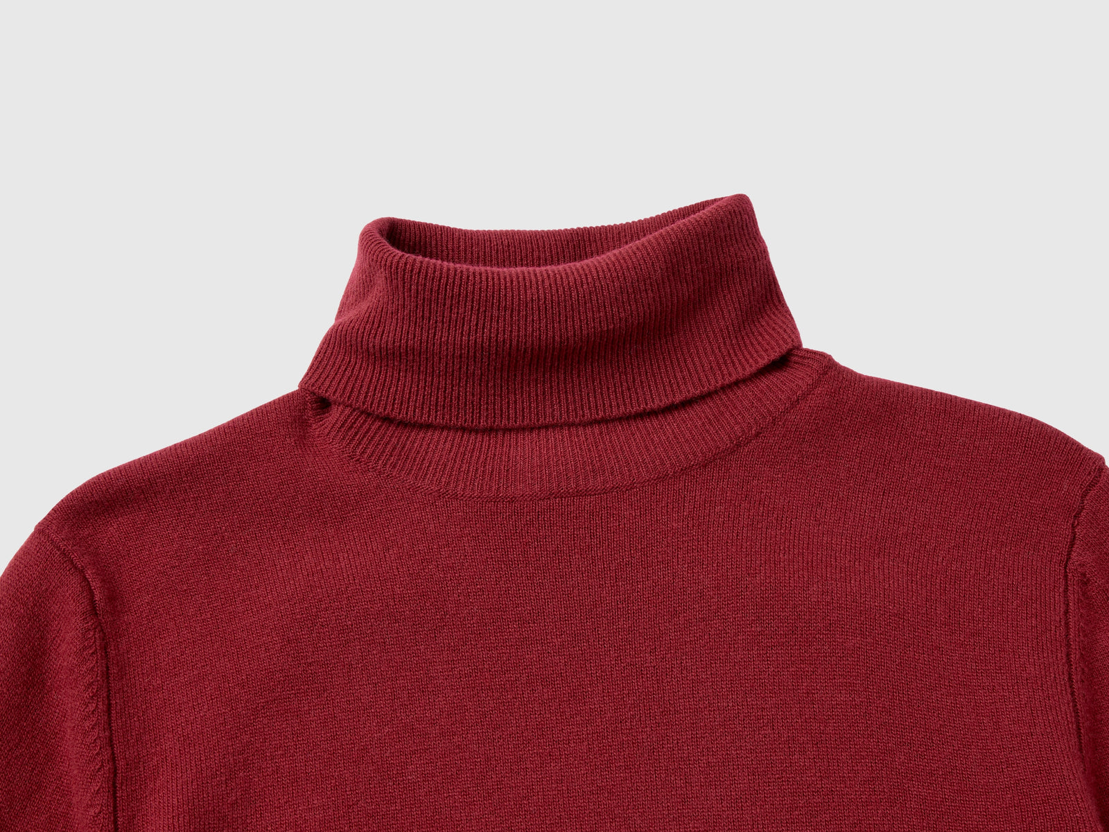 Dolcevita in pura lana Merino da donna bordeaux 3 | Benetton Outlet