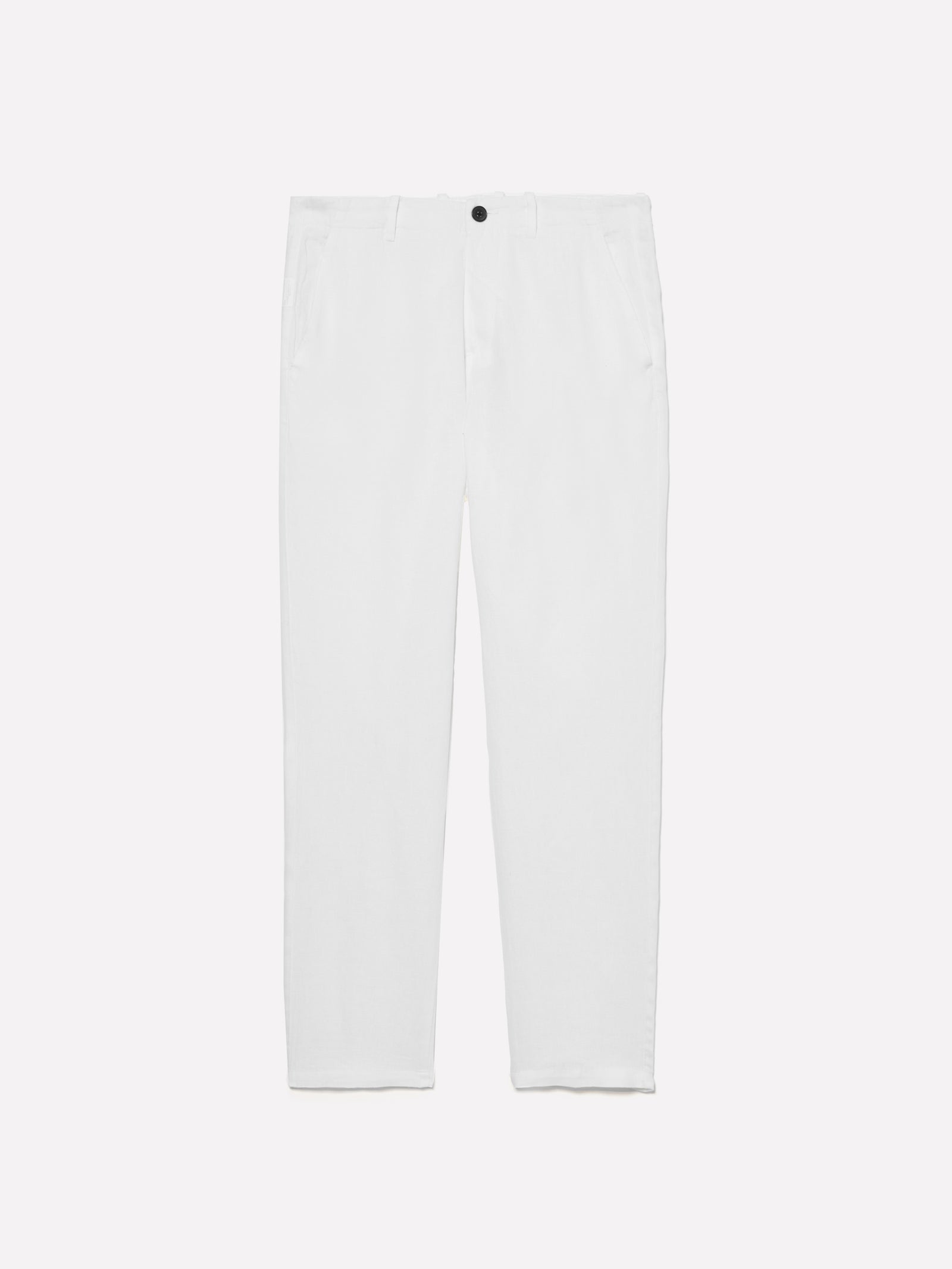 100% Linen Trousers da uomo bianco | Sisley Outlet