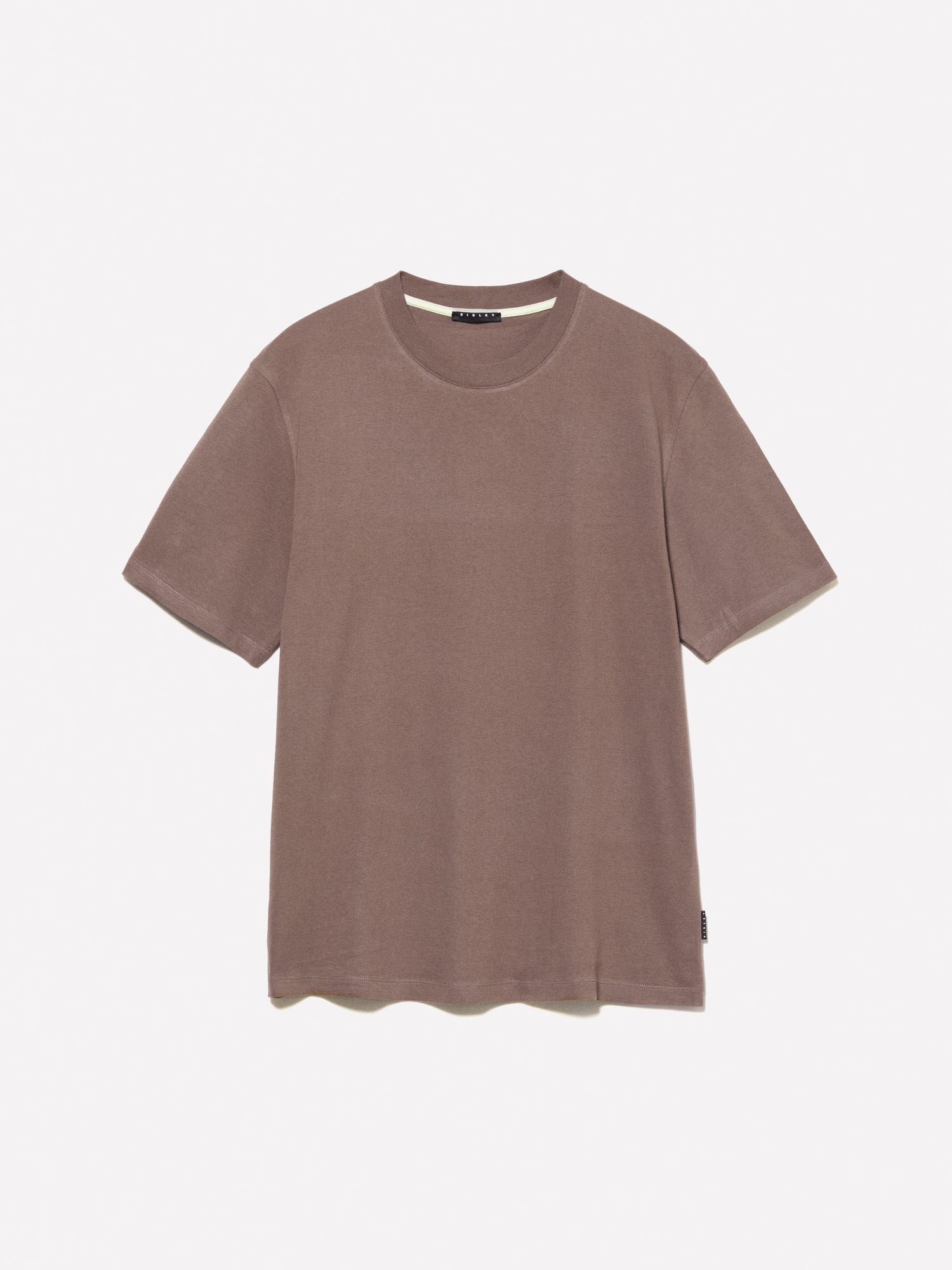 T-shirt 100% cotone bio con stampa da uomo marrone | Sisley Outlet