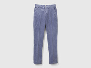 Stretch velvet chinos