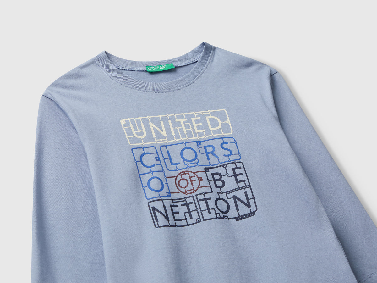 T-shirt con stampa logo