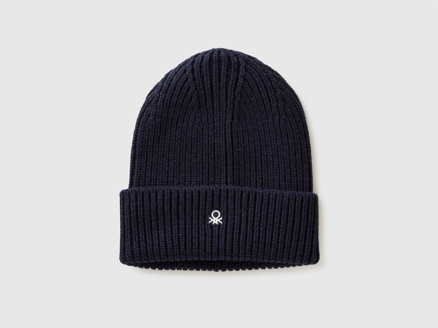 Cappello in misto lana da uomo blu scuro | Benetton Outlet