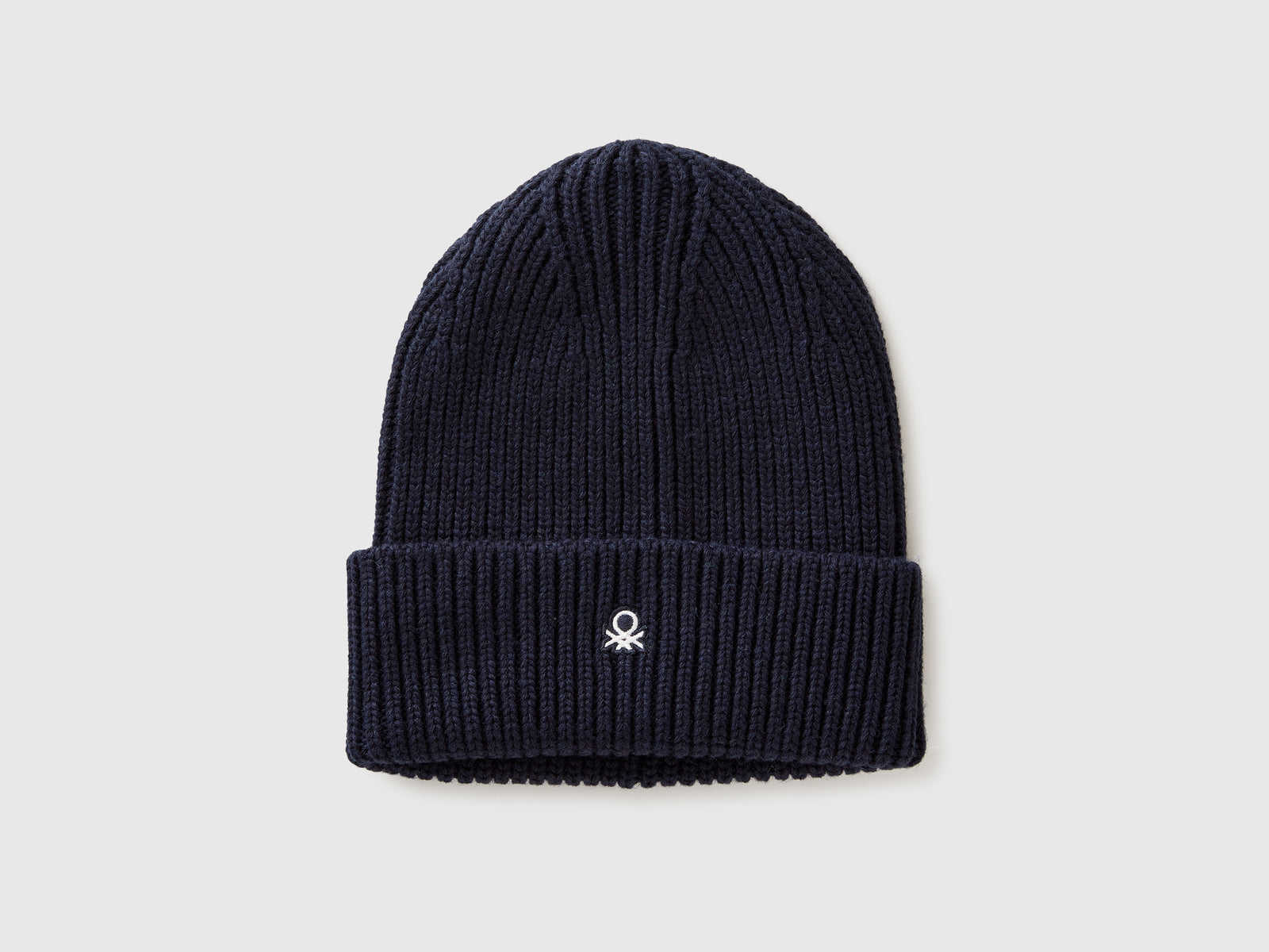 Cappello in misto lana da uomo blu scuro | Benetton Outlet