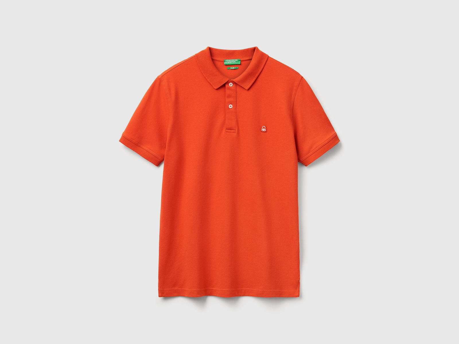 Polo slim fit da uomo arancione | Benetton Outlet