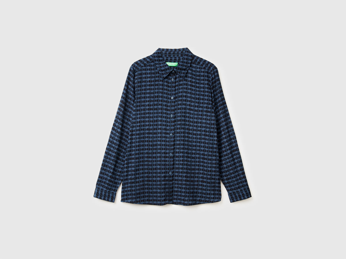 Camicia fantasia in viscosa