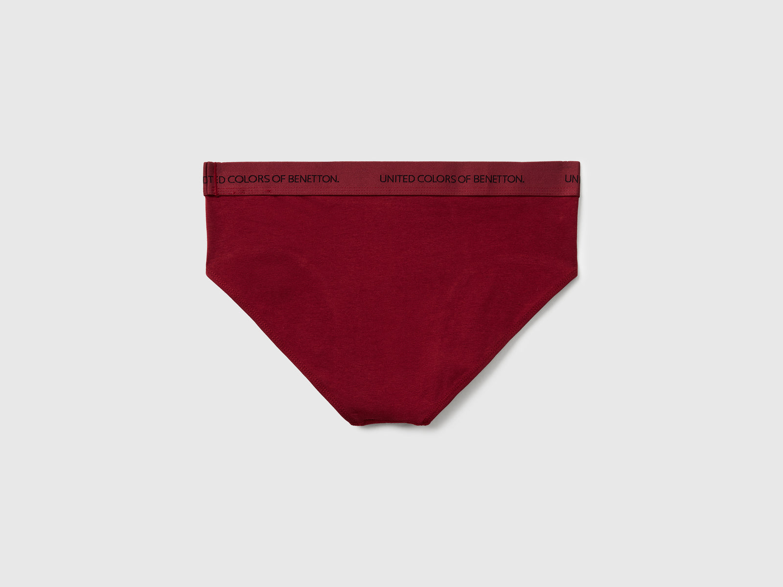 Slip in cotone elasticizzato da uomo bordeaux 2 | Benetton Outlet