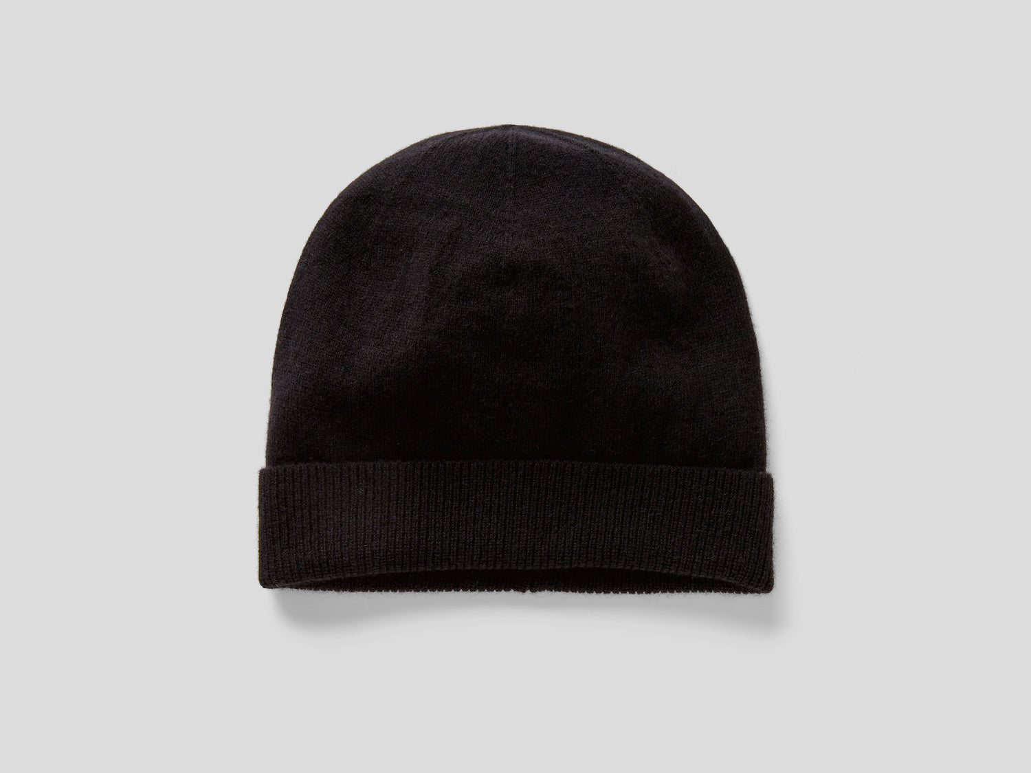 Berretto in puro cashmere da donna nero | Benetton Outlet