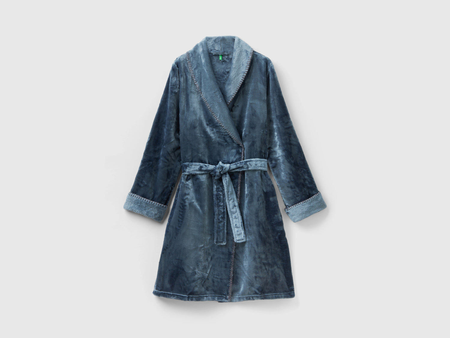 Vestaglia in pelliccia sintetica da donna grigio scuro | Benetton Outlet