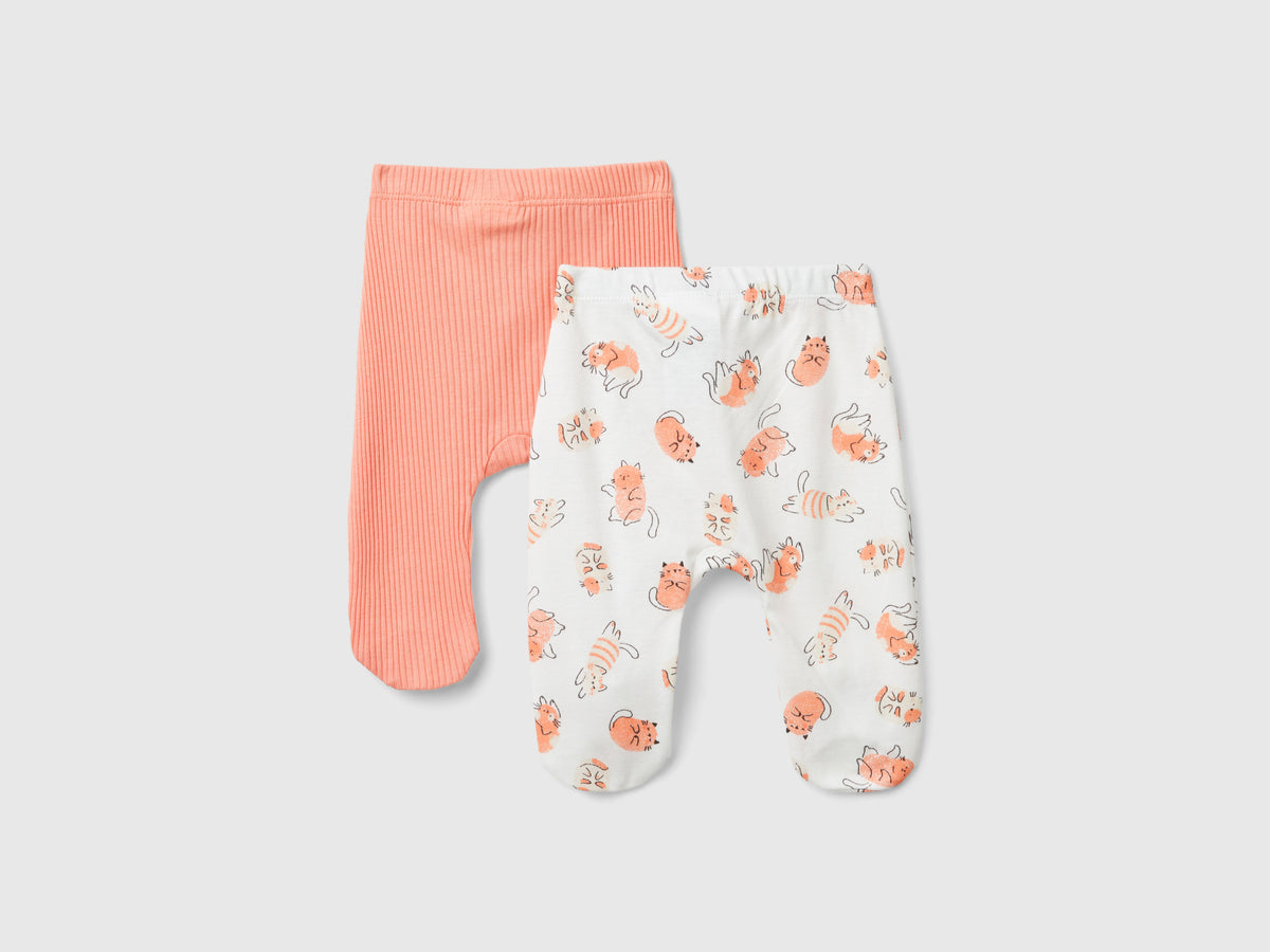 Due pantaloni in cotone bio