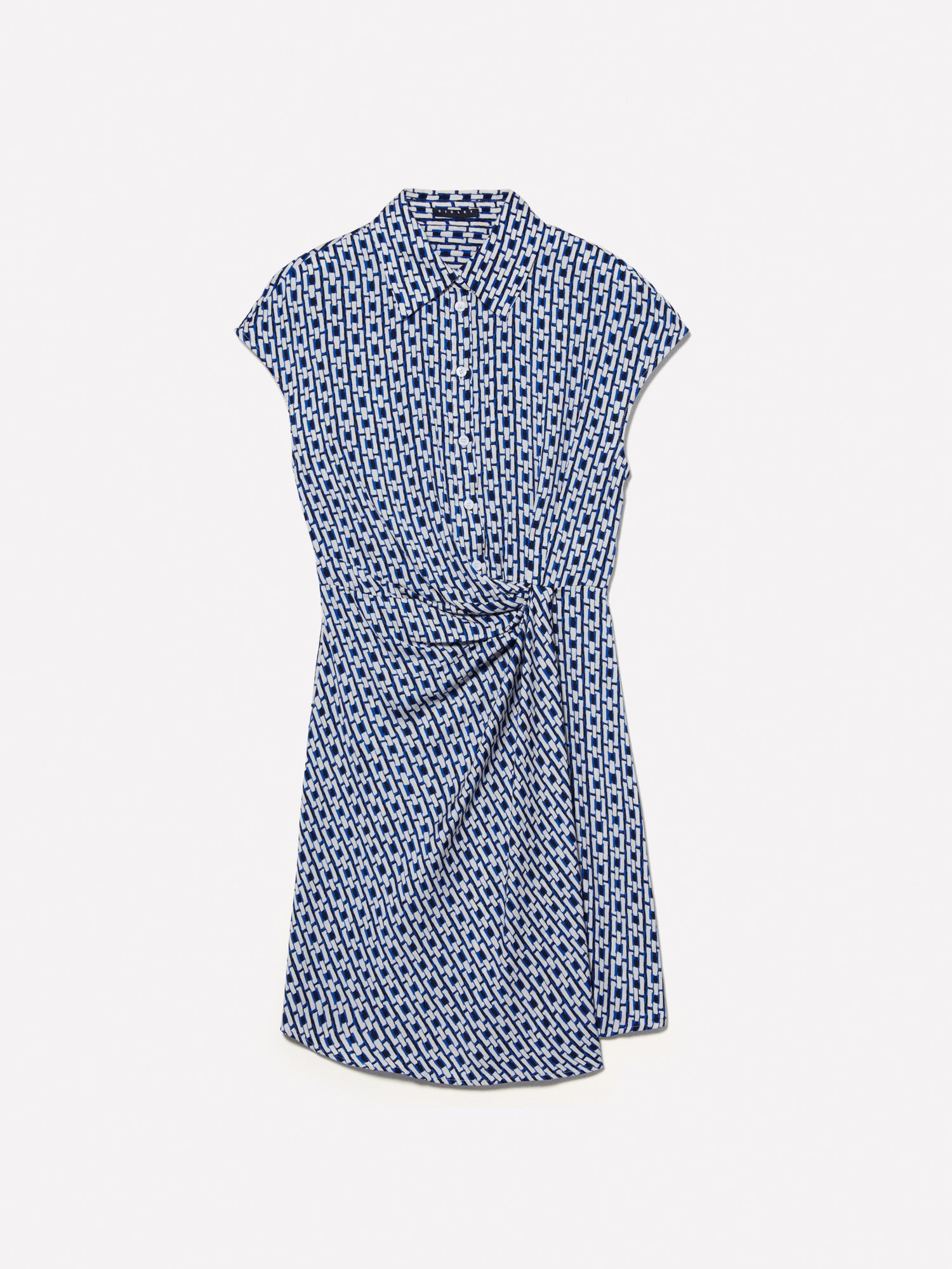 Chemisier con arriccio da donna blu | Sisley Outlet