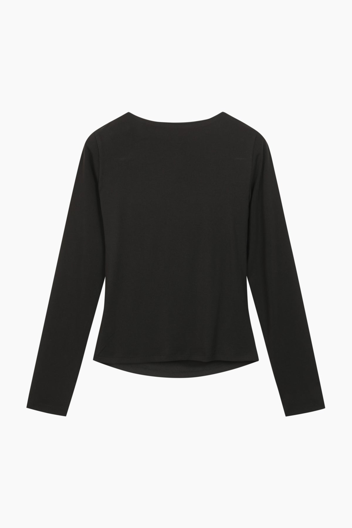 T-shirt con contrasto e ricamo
