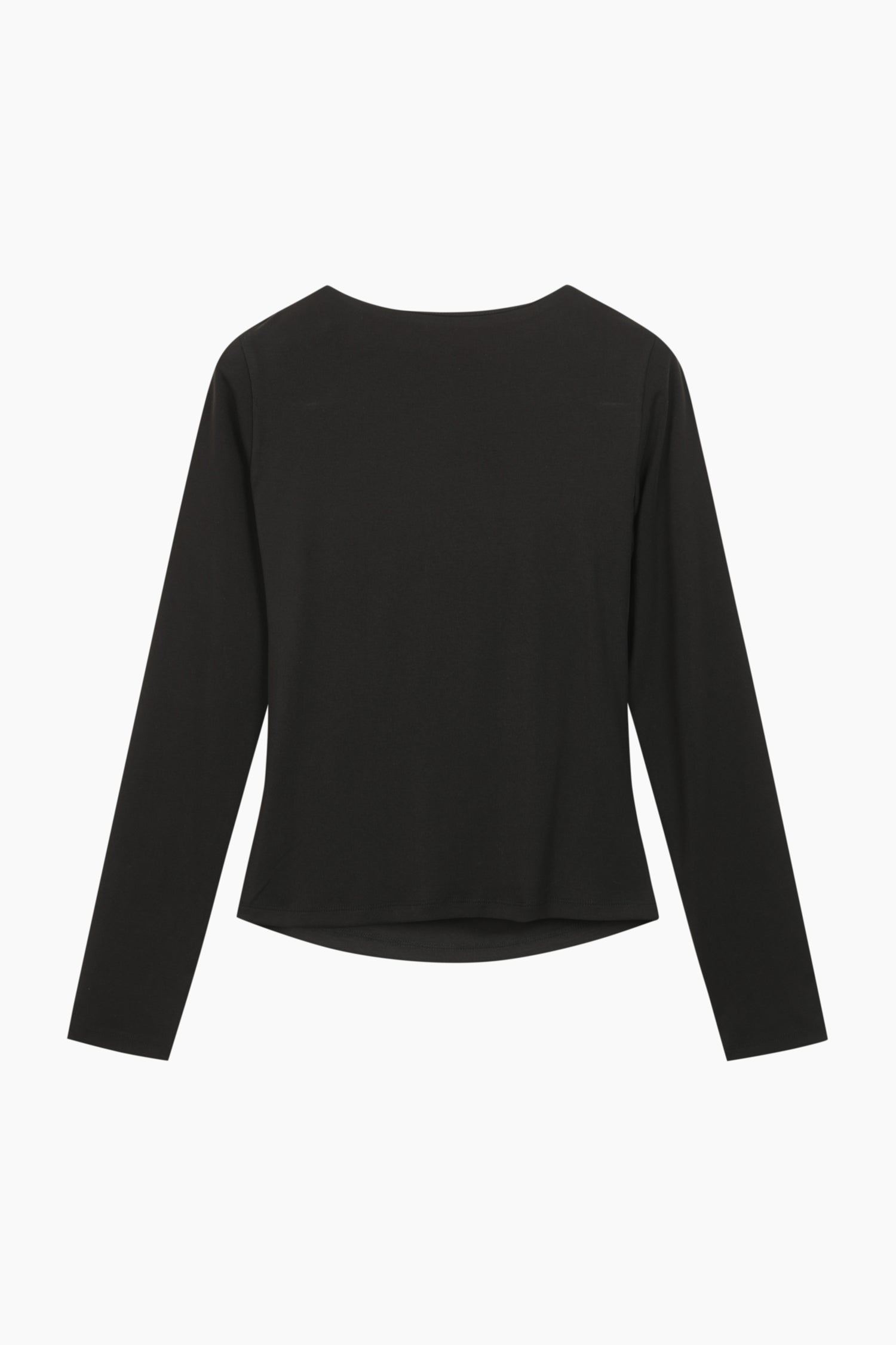 T-shirt con contrasto e ricamo da donna nero 2 | Sisley Outlet