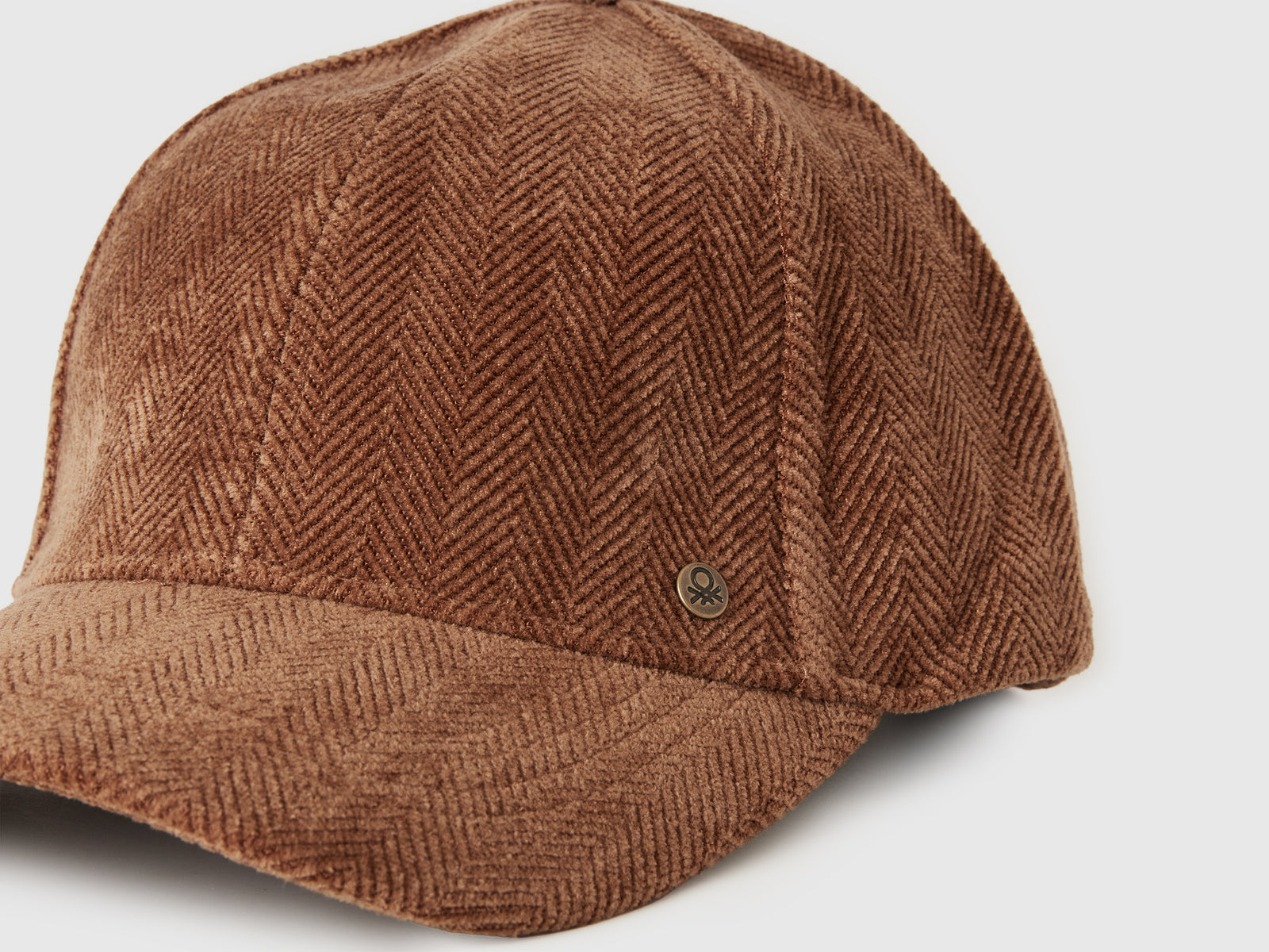 Cappello baseball con motivo a spina da donna cammello 3 | Benetton Outlet