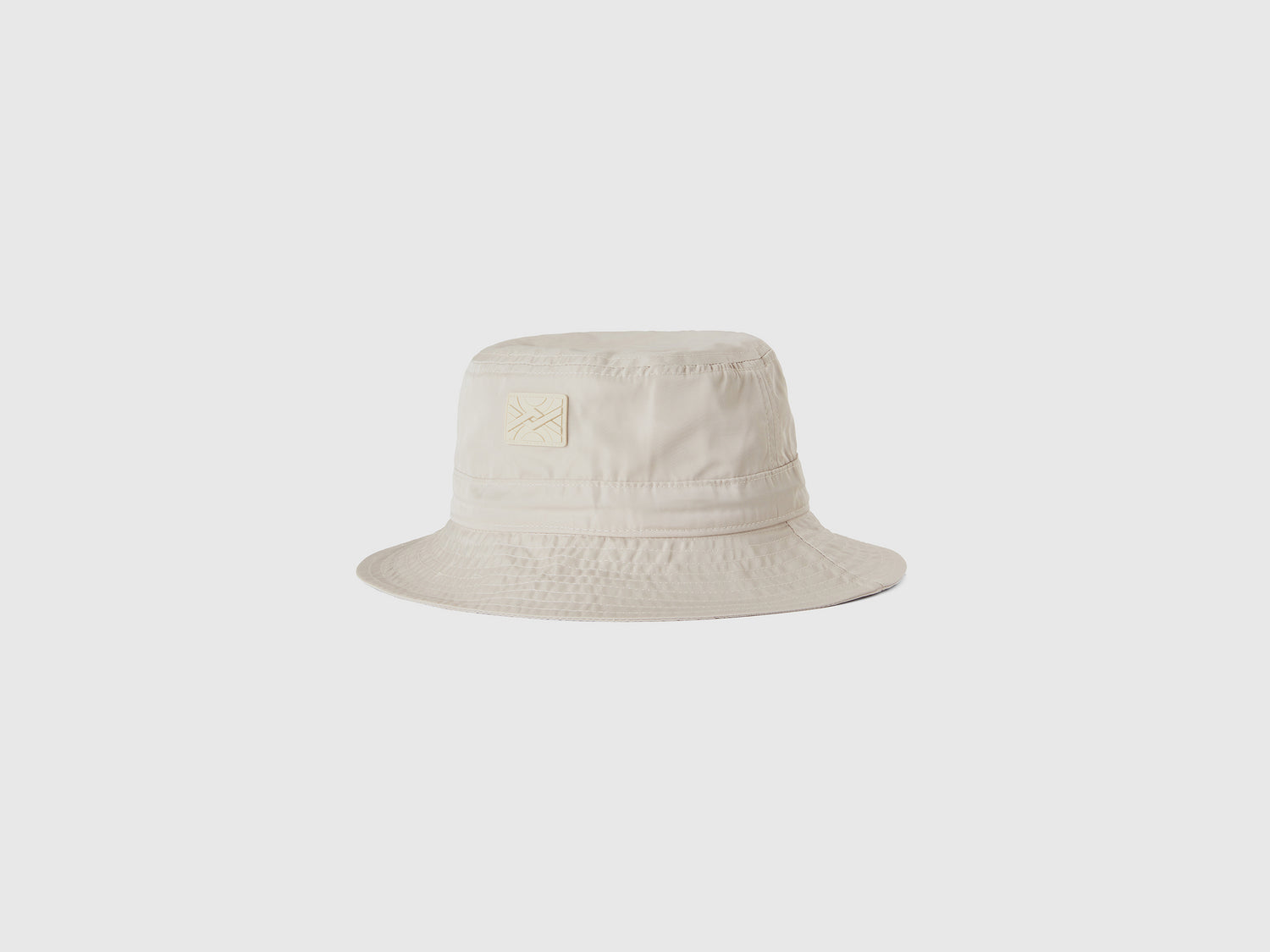 Cappello alla pescatora con coulisse da bambino beige | Benetton Outlet