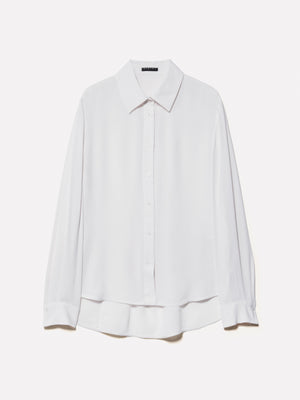 Camicia panna over fit