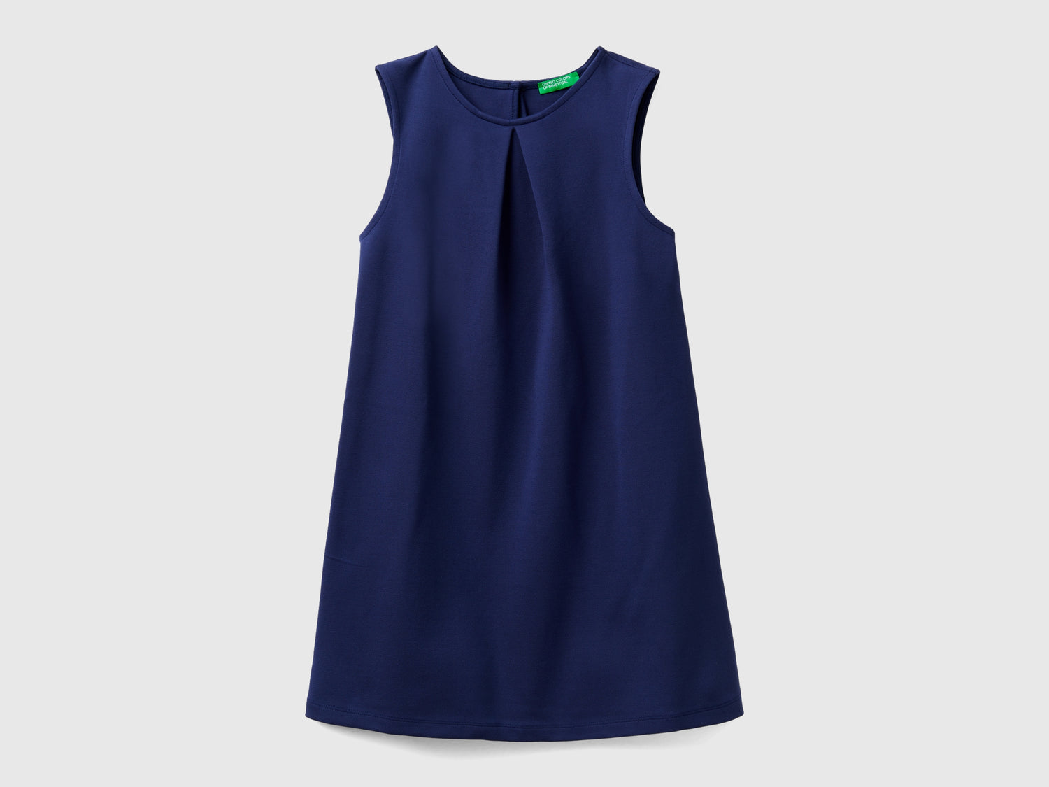 Vestito smanicato da bambina blu scuro | Benetton Outlet