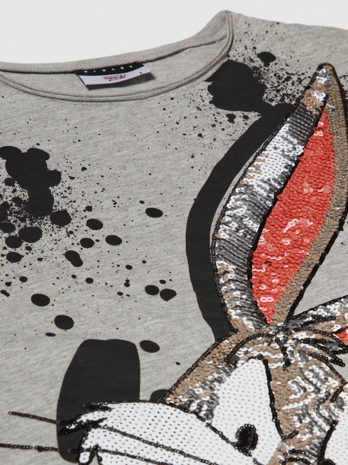 T-shirt over con paillettes ©Looney Tunes