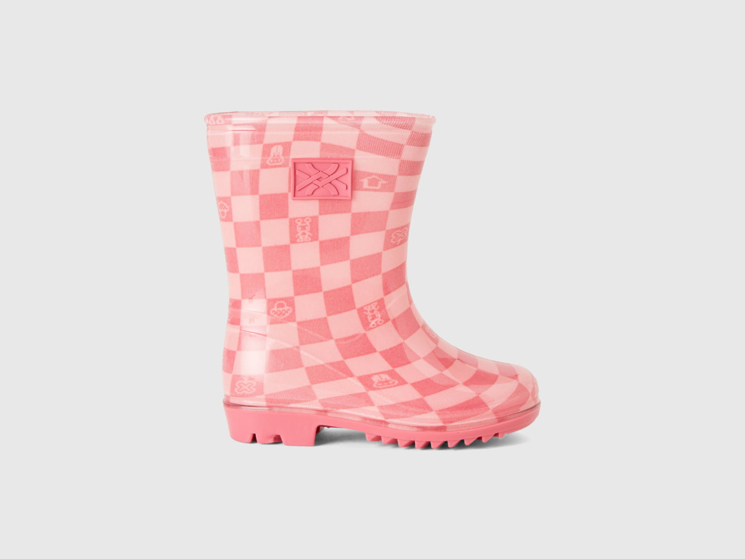 Stivali da pioggia in gomma da bimbo rosa | Benetton Outlet
