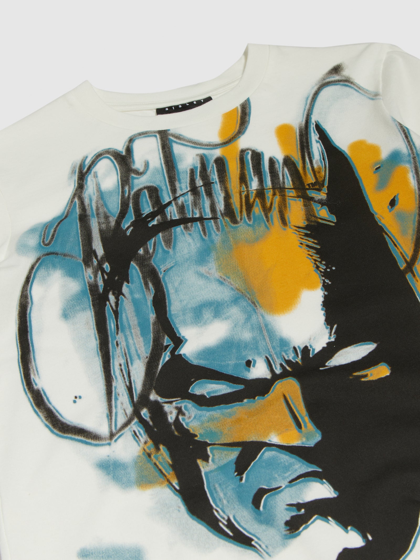 T-shirt con stampa ©DC Comics da bambino bianco panna 2 | Sisley young Outlet