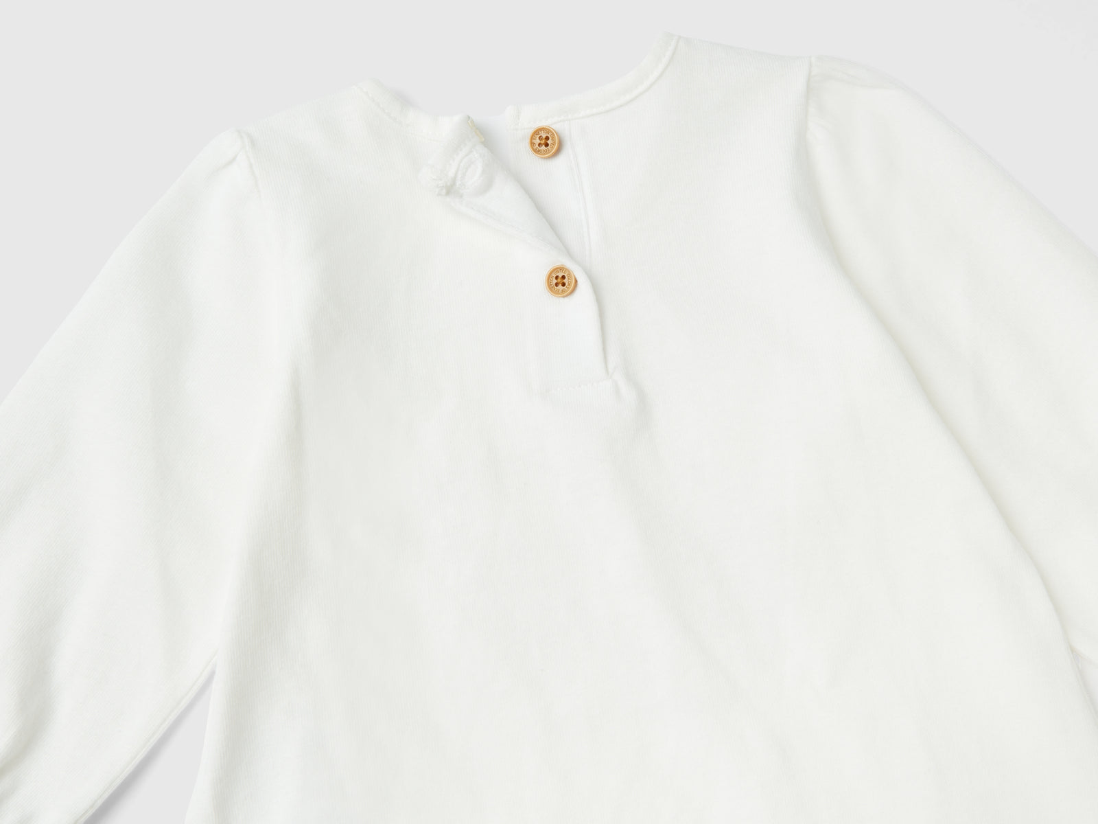 Caldo completo con stampa animaletti da neonato bianco panna 2 | Benetton Outlet