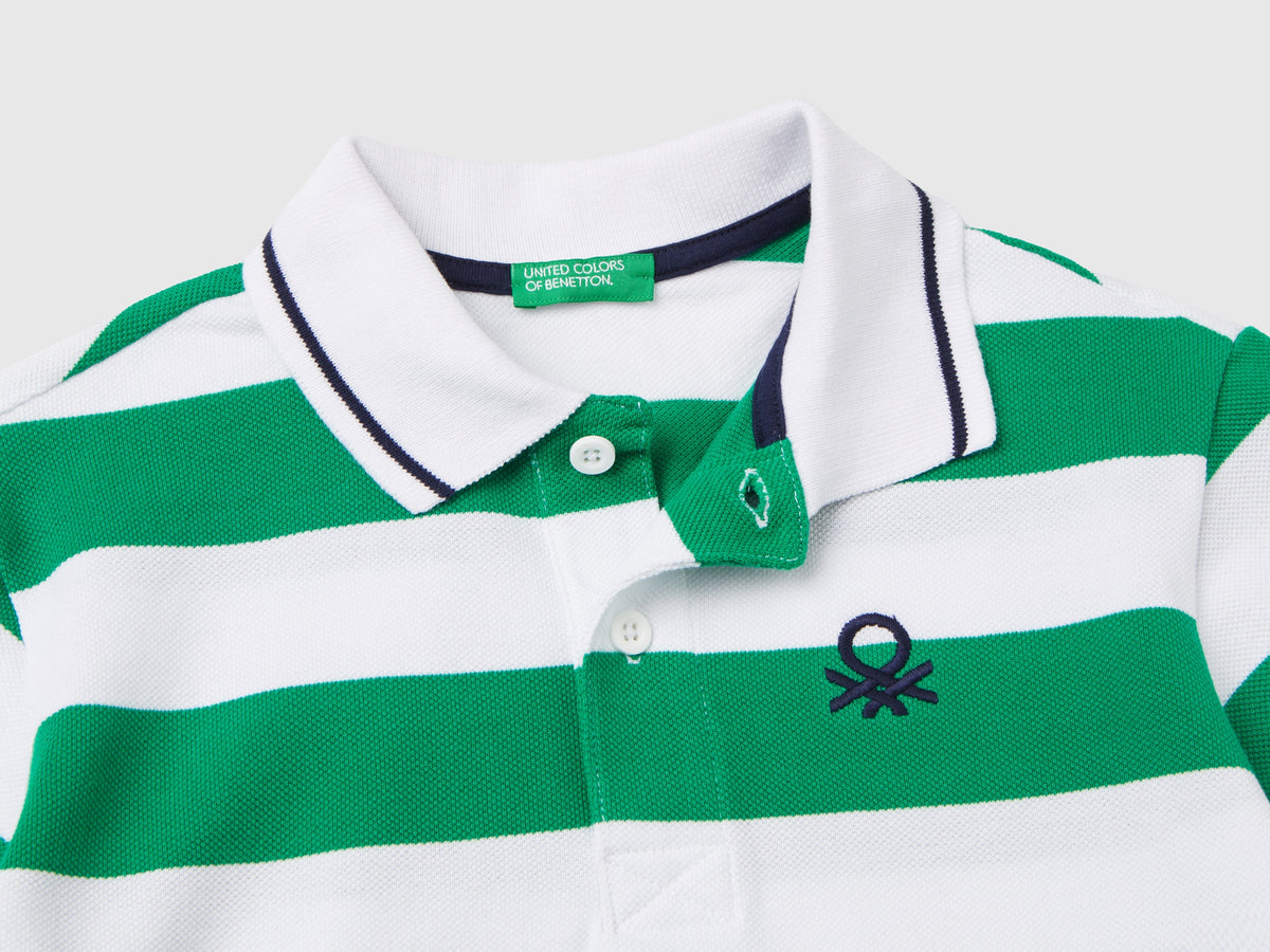 Polo manica corta a righe