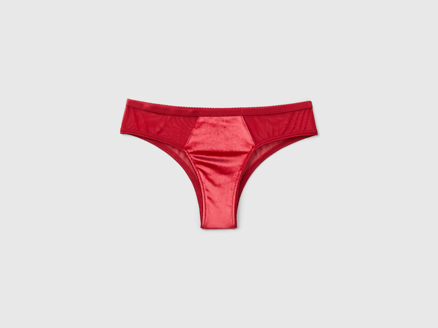 Brasiliana in velour da donna rosso | Benetton Outlet