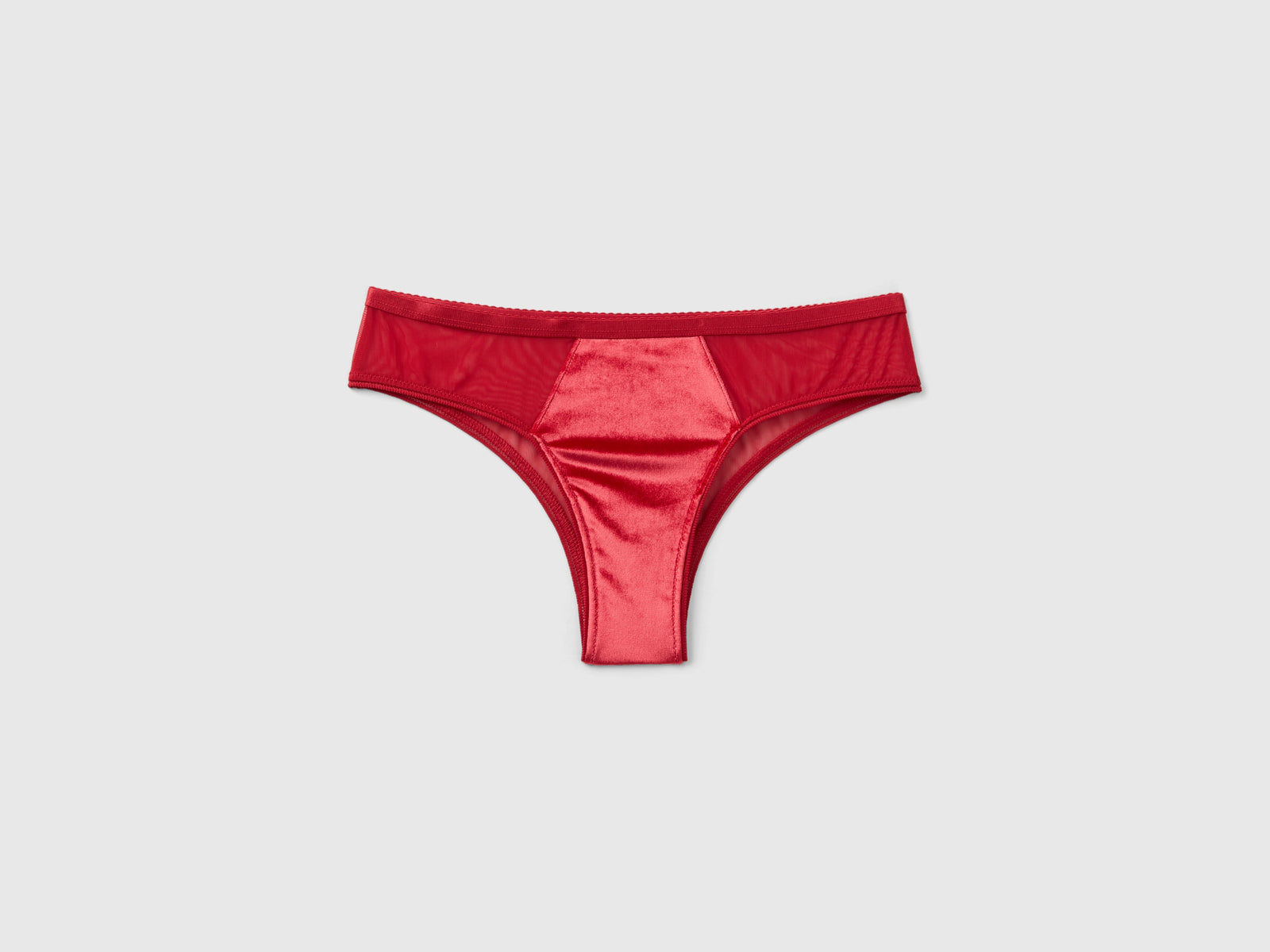 Brasiliana in velour da donna rosso | Benetton Outlet