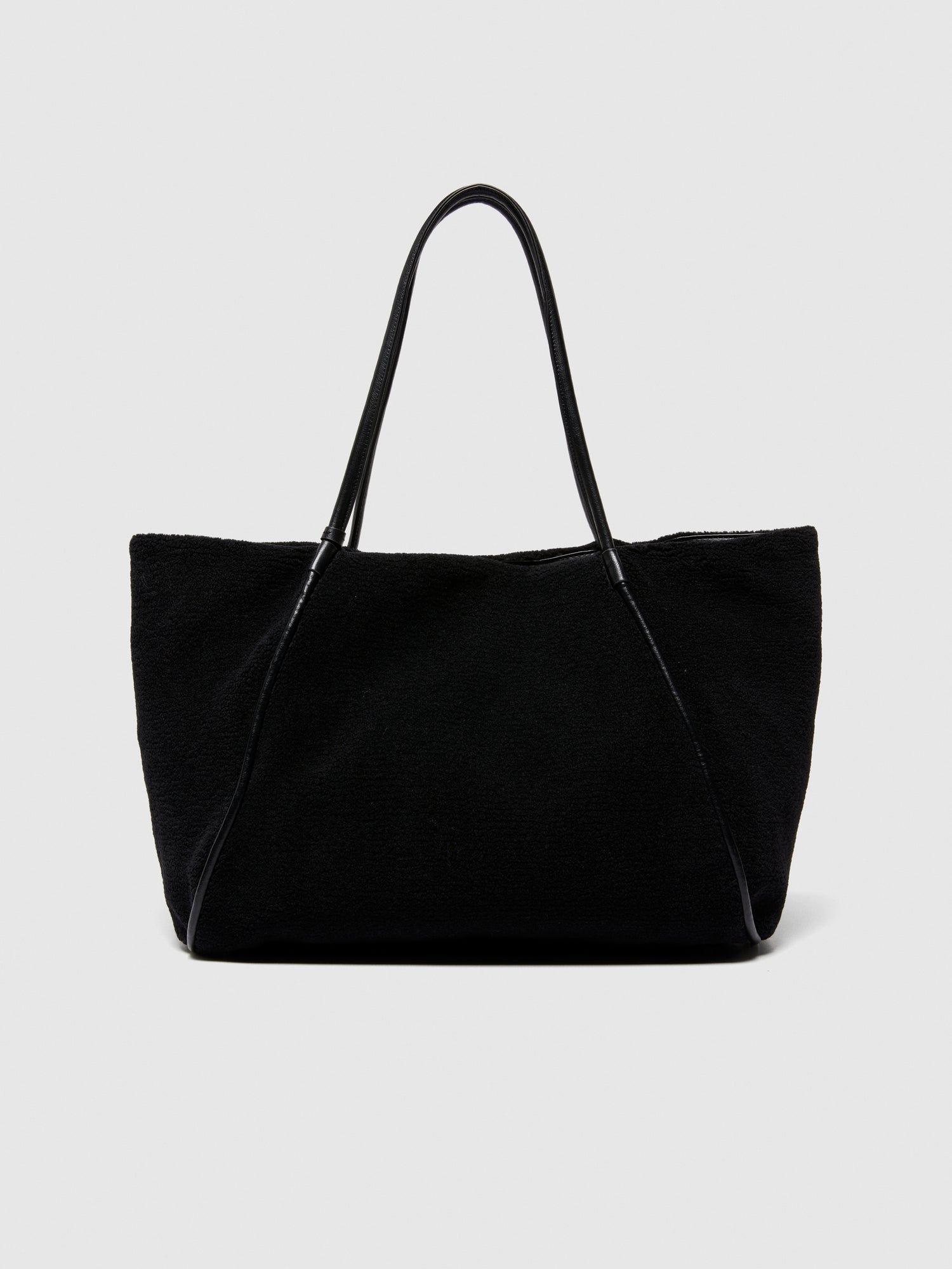 Borsa tote con pochette da donna nero | Sisley Outlet