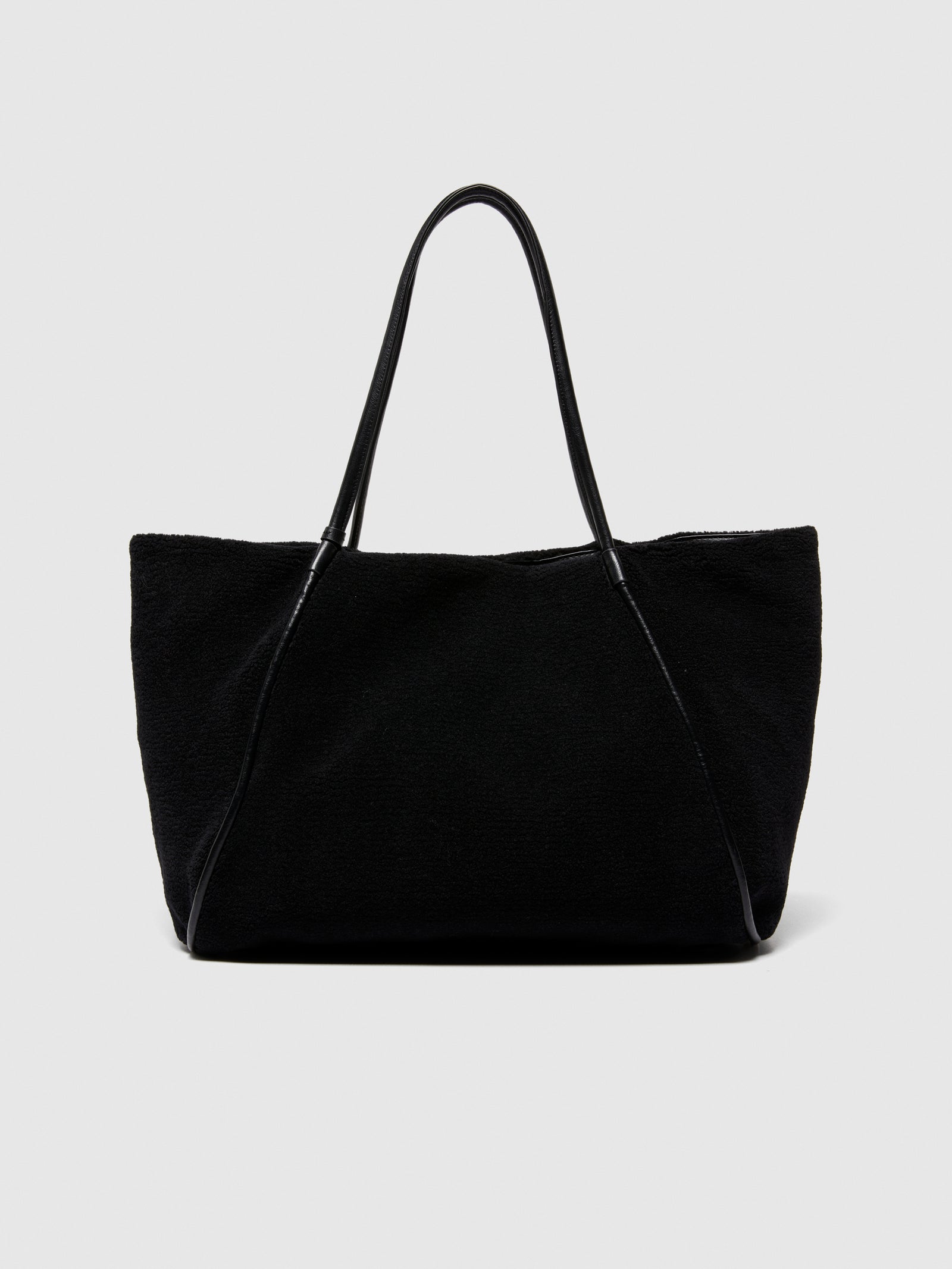 Borsa tote con pochette da donna nero | Sisley Outlet