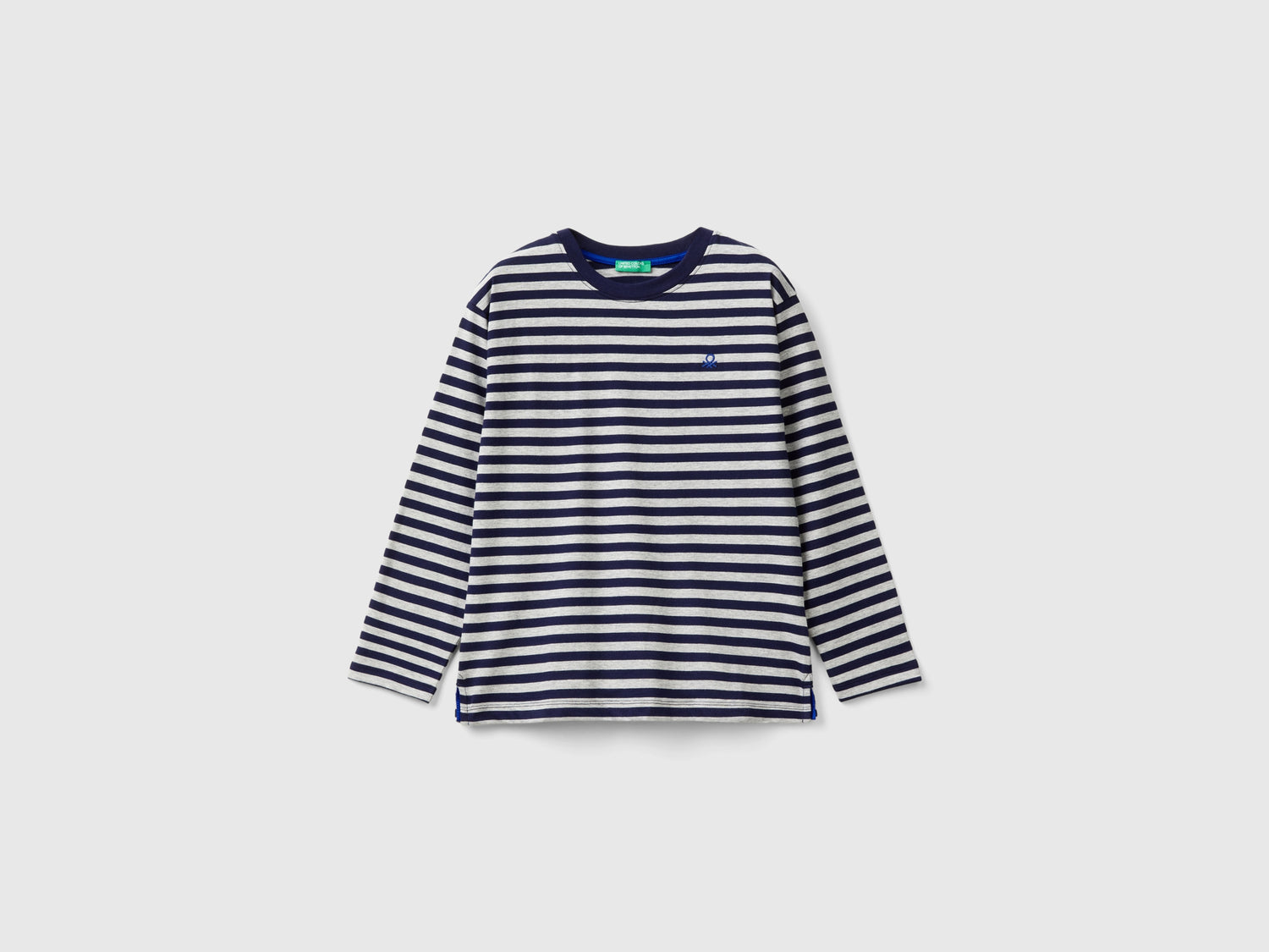 T-shirt a righe 100% cotone da bambino multi-color | Benetton Outlet