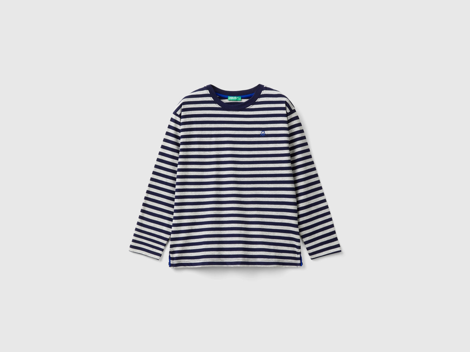 T-shirt a righe 100% cotone da bambino multi-color | Benetton Outlet