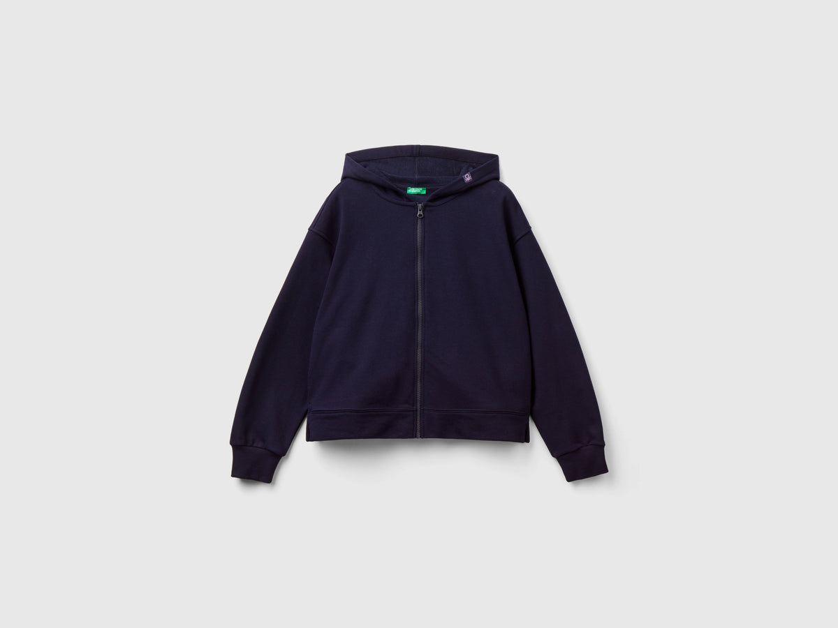 Felpa con cappuccio e zip