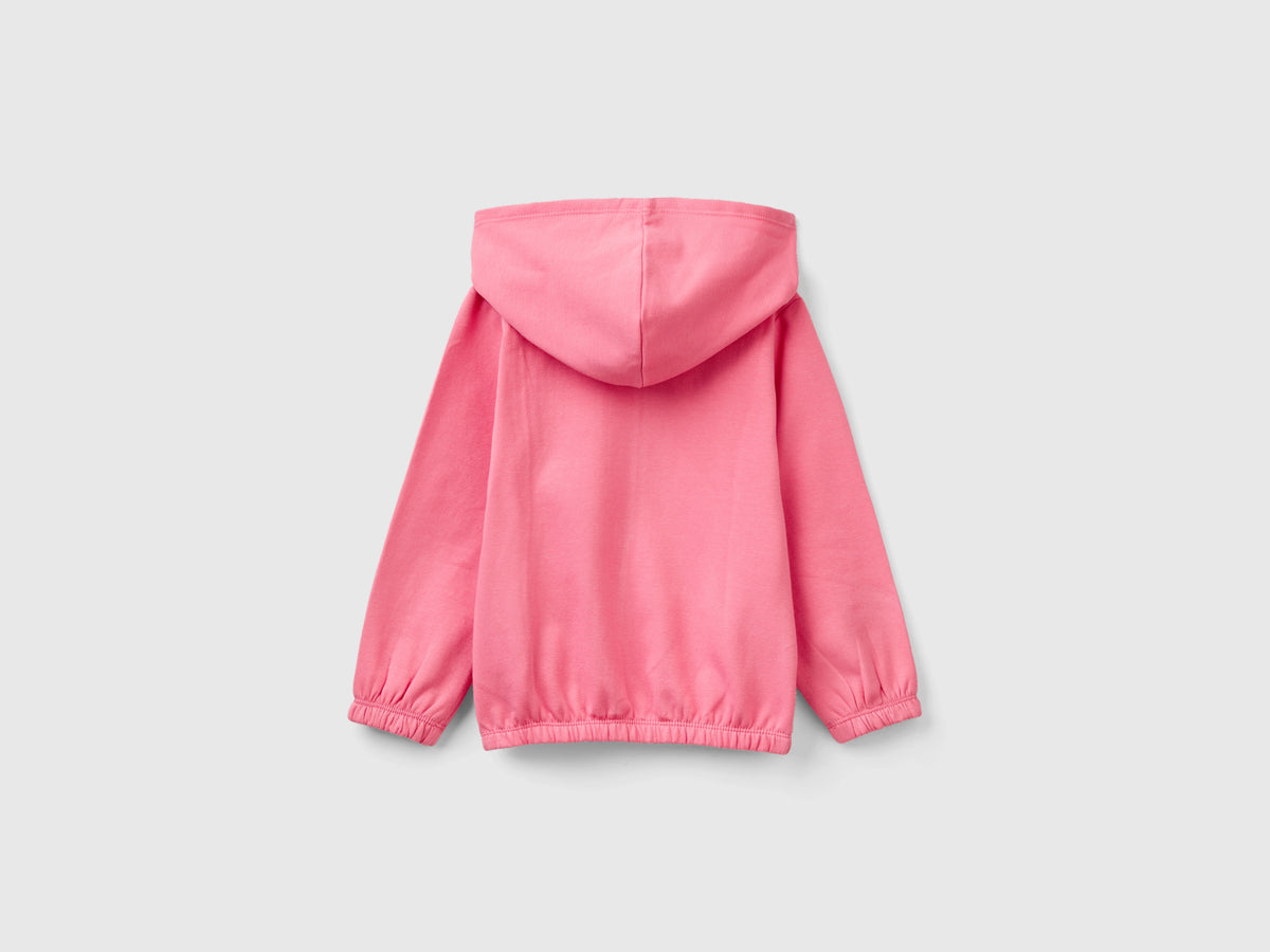 Calda felpa con zip e glitter