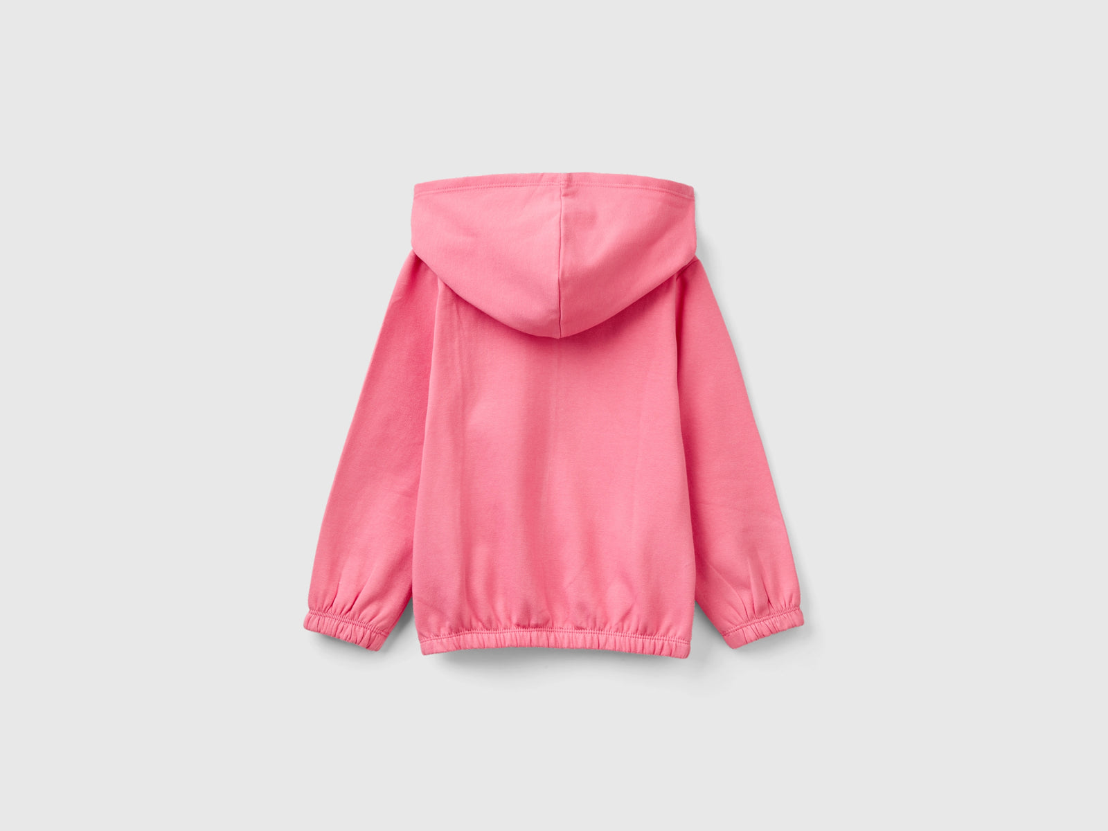 Calda felpa con zip e glitter da bimba rosa 2 | Benetton Outlet