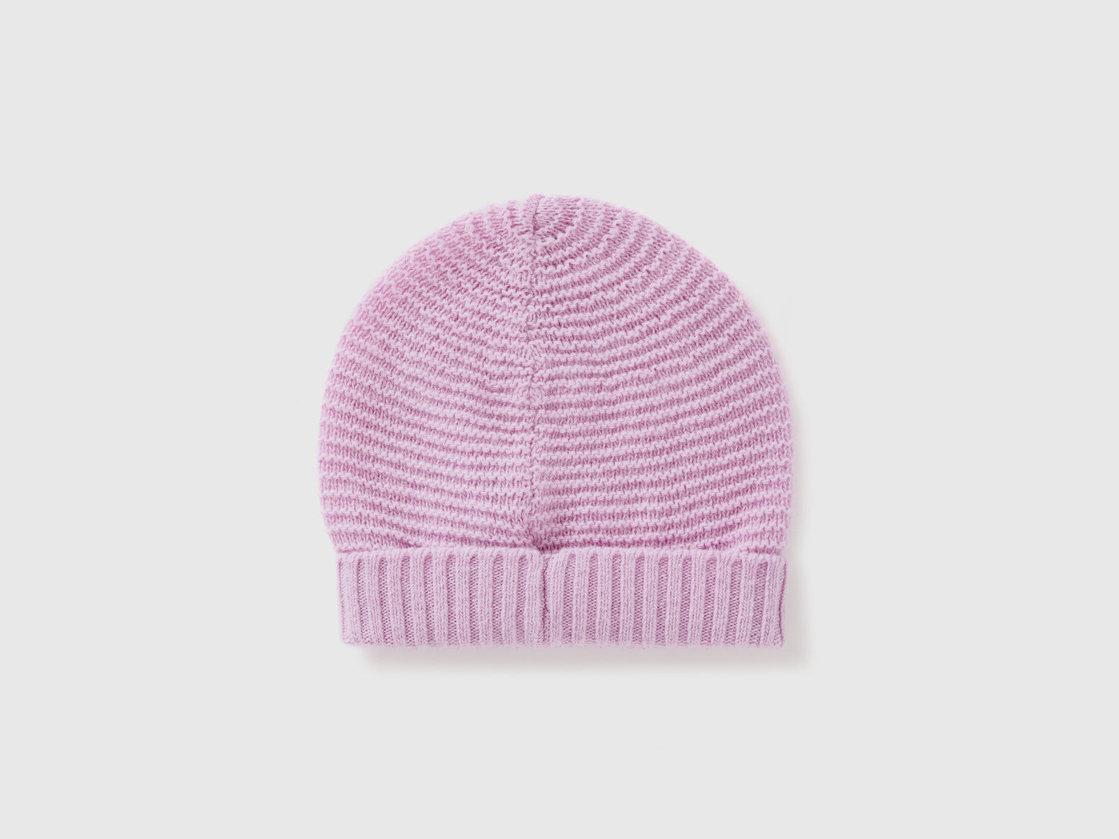 Cappellino in misto lana da bimbo lilla 2 | Benetton Outlet