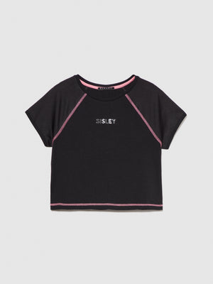 T-shirt sporty con logo