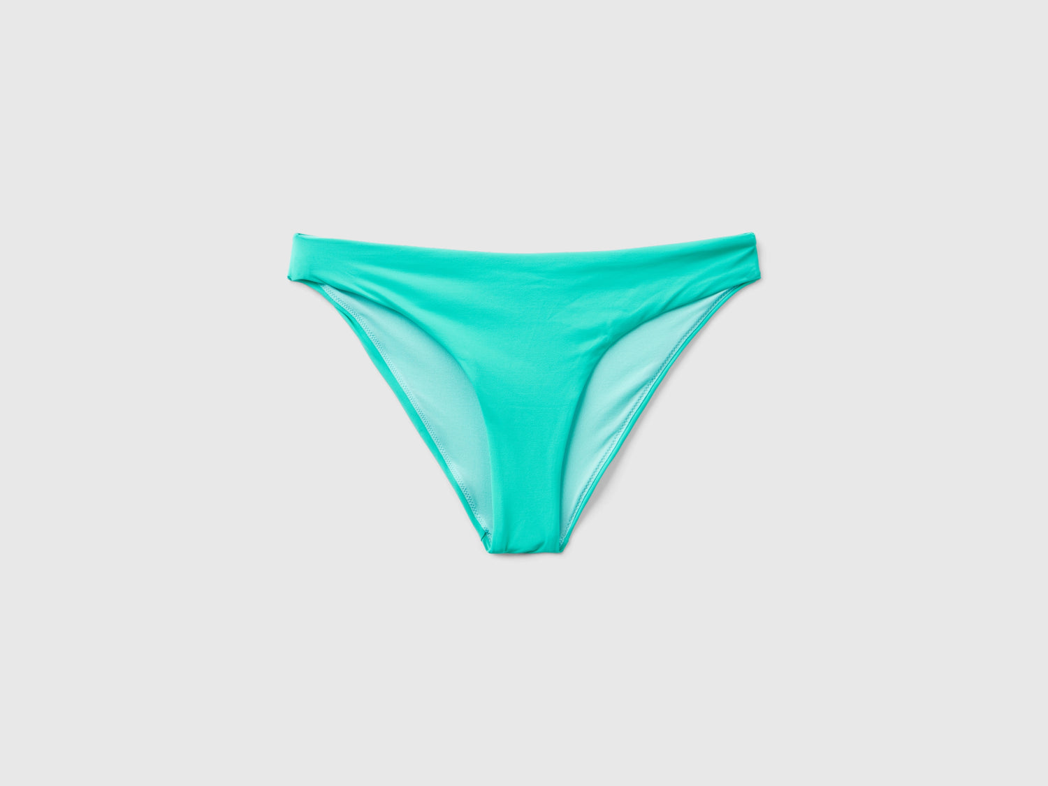 Slip costume basico in ECONYL® da donna verde acqua | Benetton Outlet