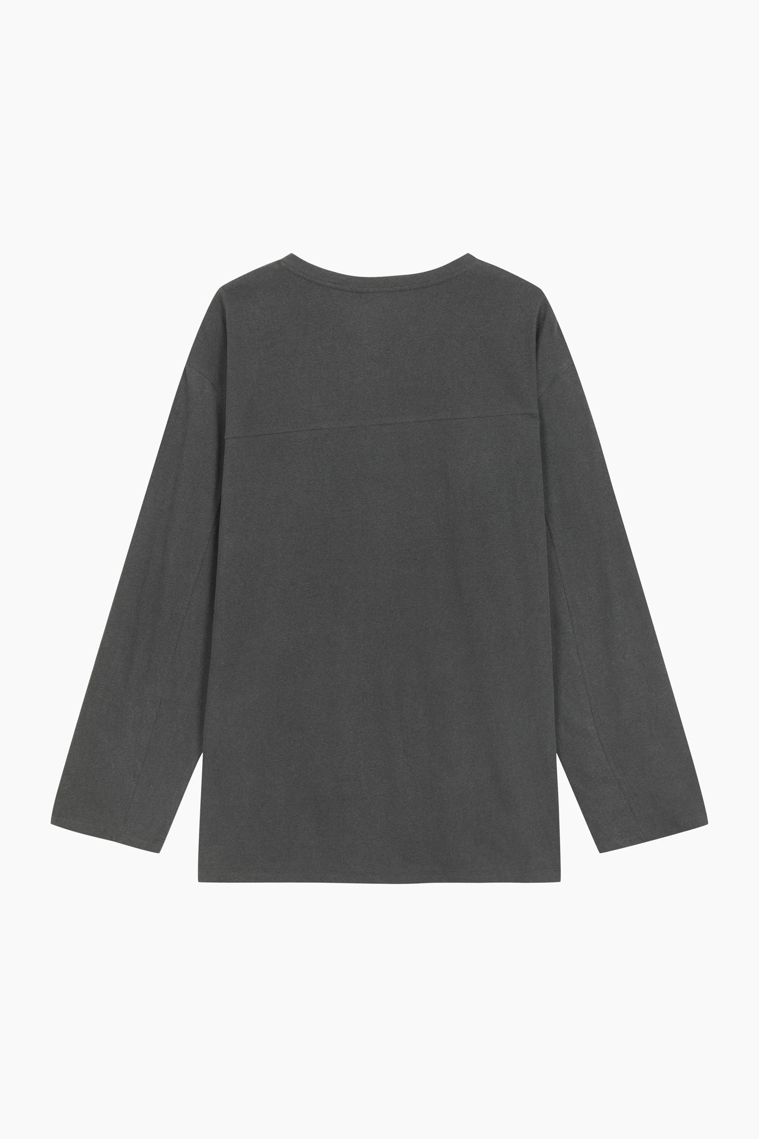 T-shirt con stampa lettering da donna grigio scuro 2 | Sisley Outlet