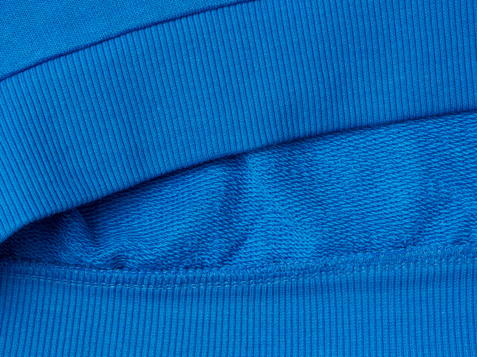 Felpa over fit stile college da bambino blu 2 | Benetton Outlet
