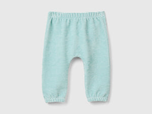 Pantaloni in ciniglia con ricamo