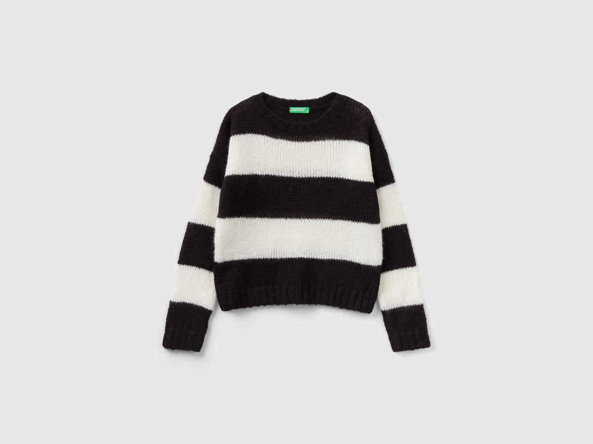 Maglia a righe bicolor
