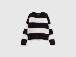 Maglia a righe bicolor