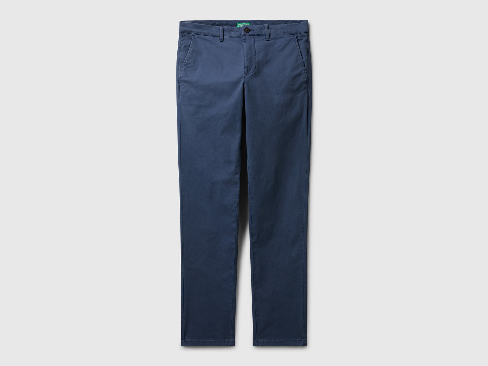 Chino slim fit in cotone da uomo avio | Benetton Outlet