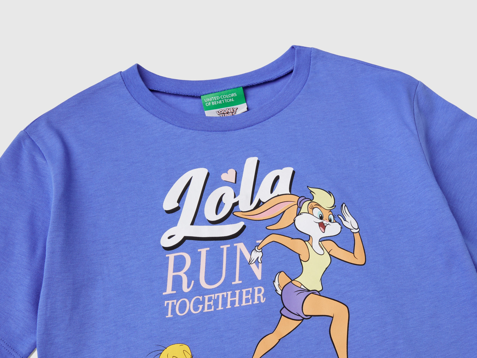 T-shirt boxy fit ©Looney Tunes da bambina pervinca 3 | Benetton Outlet