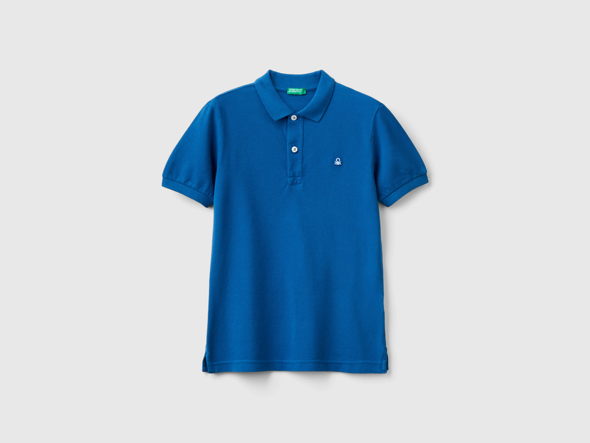 Polo slim fit 100% cotone bio