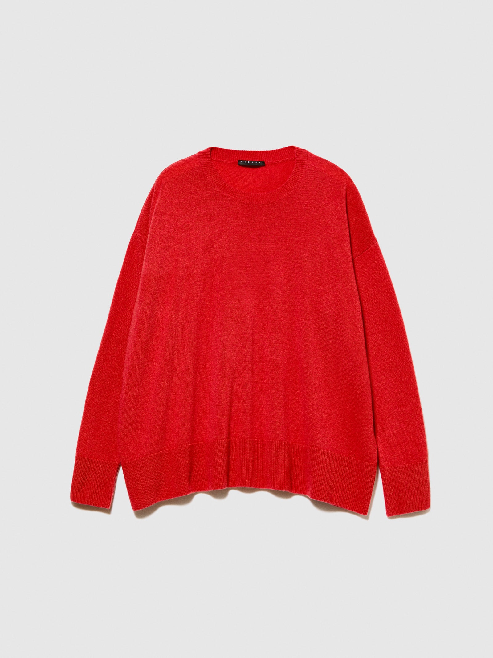 Maglia boxy fit da donna rosso | Sisley Outlet