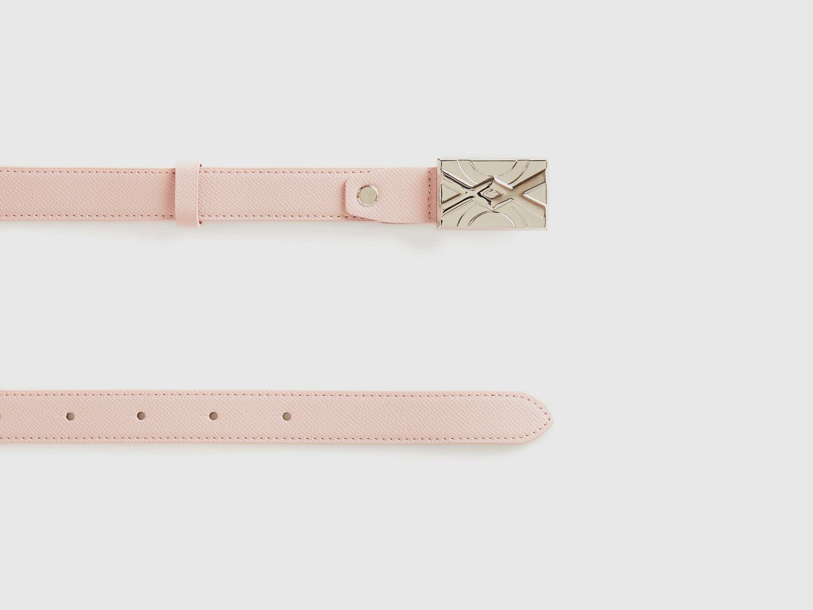 Powder pink thin belt da donna rosa tenue 2 | Benetton Outlet