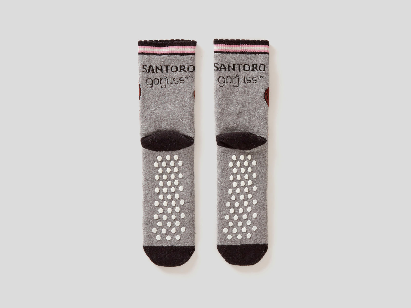 Calzini antiscivolo Gorjuss da bambino grigio scuro 2 | Benetton Outlet